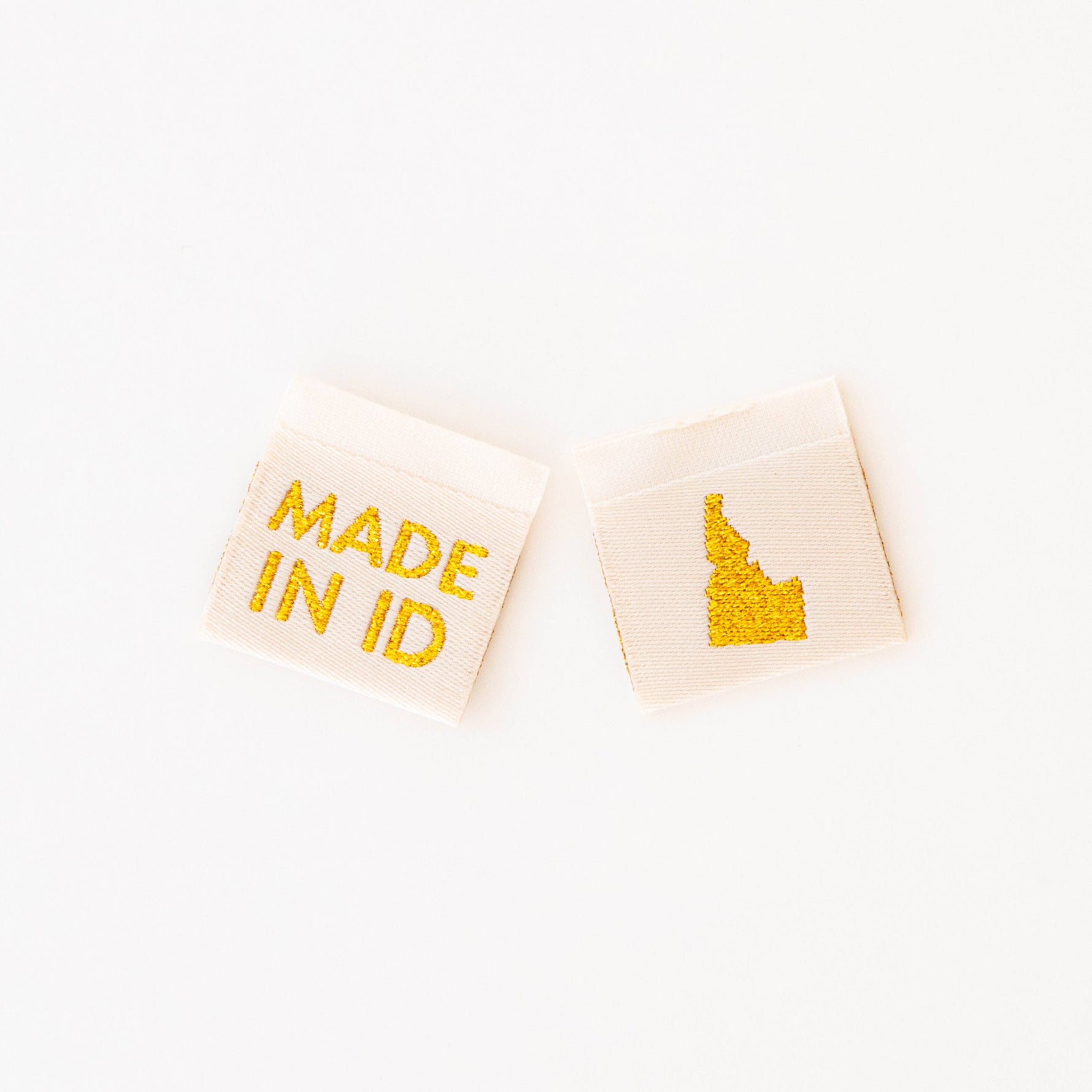 Made in My State Gold Woven Labels: Nevada