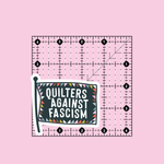 Quilters Against Fascism Sticker