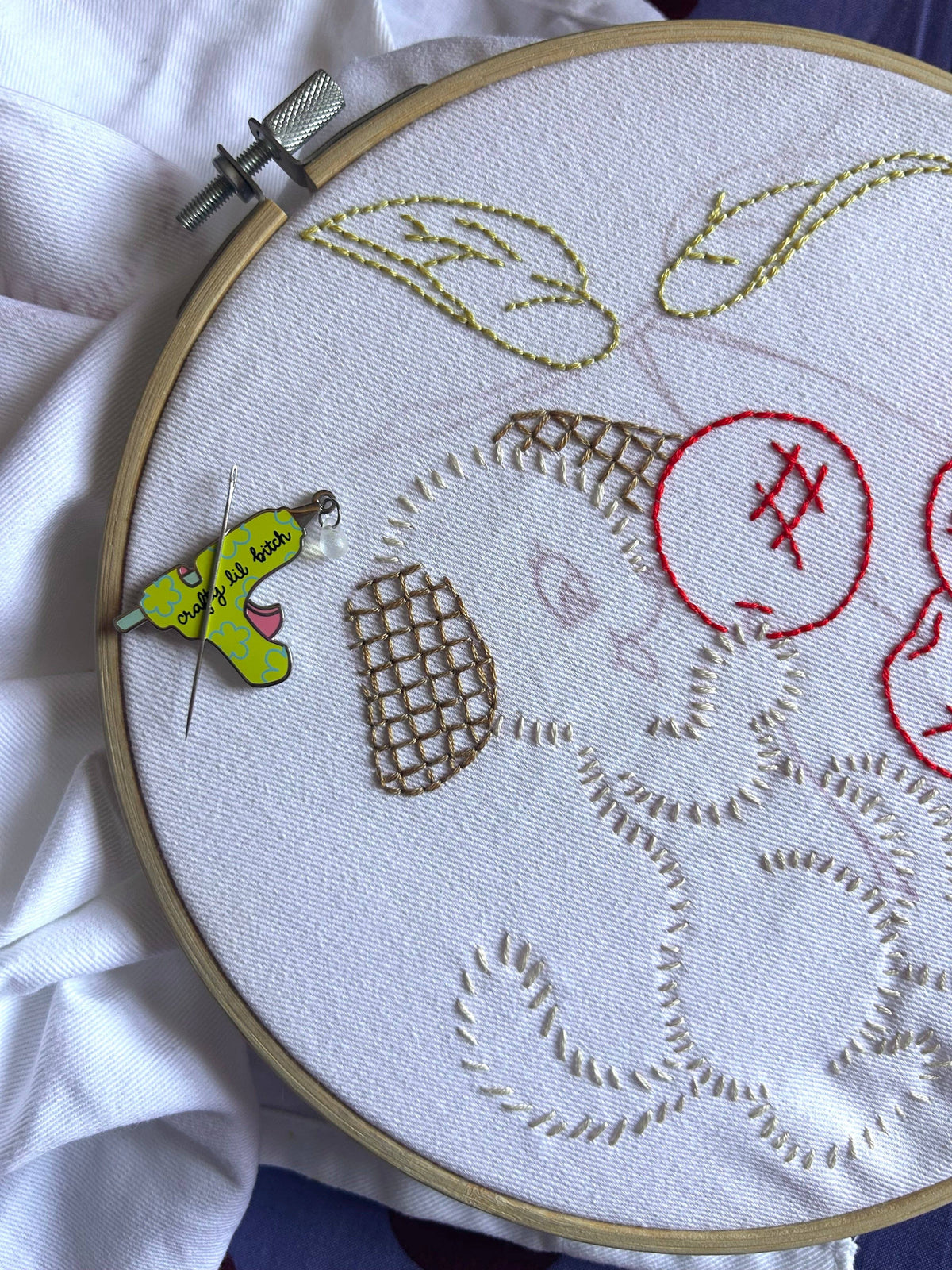 Crafty Lil Bitch Needle Minder: Perfect