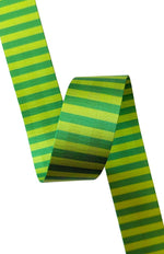 Green Stripe - 2in Handle Webbing || HALF YARD