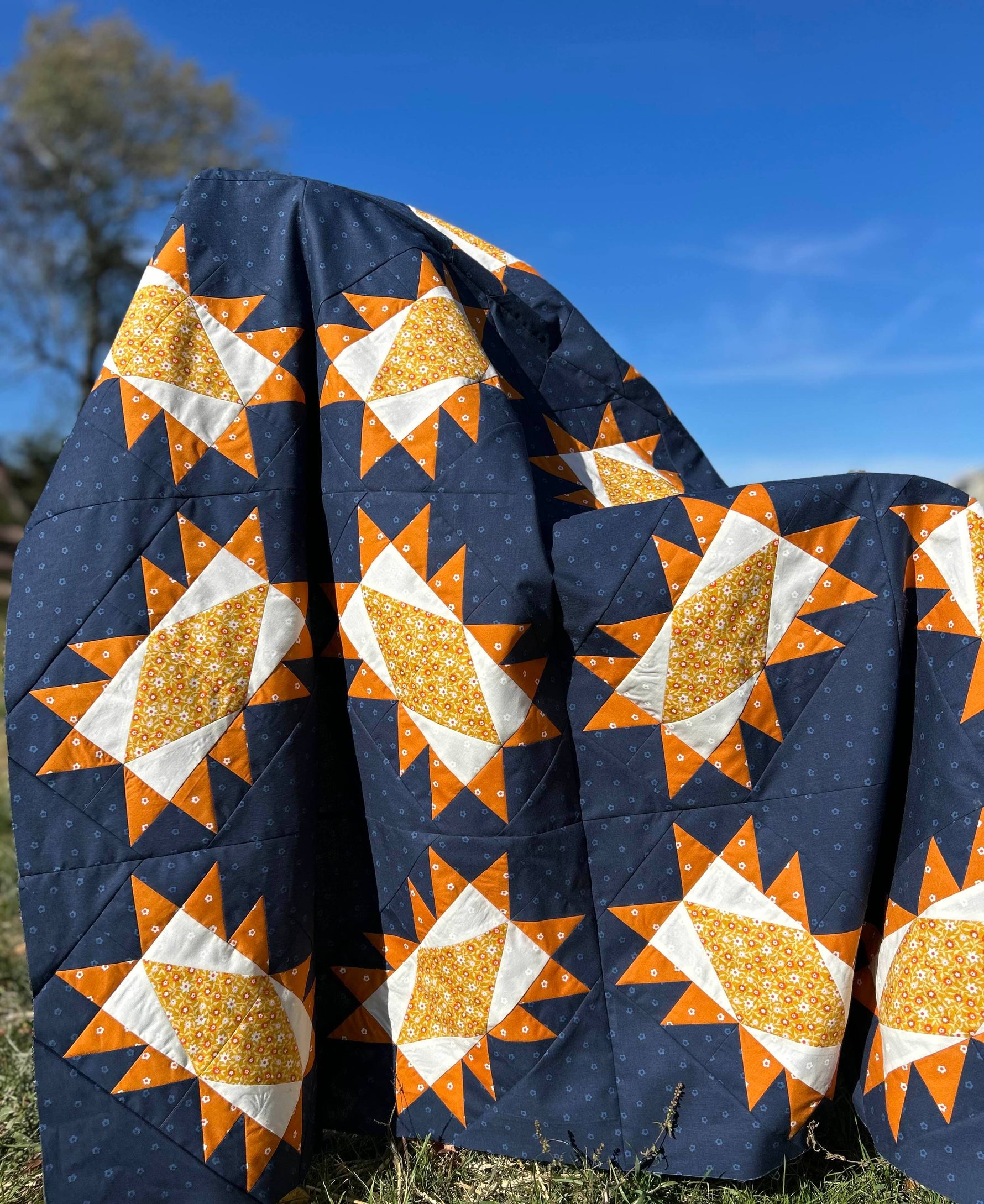 Folkwell Quilt Pattern: Printed