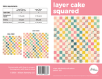 Layer Cake Squared Quilt Pattern - Printed