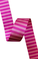 Pink Stripe - 2in Webbing || HALF YARD