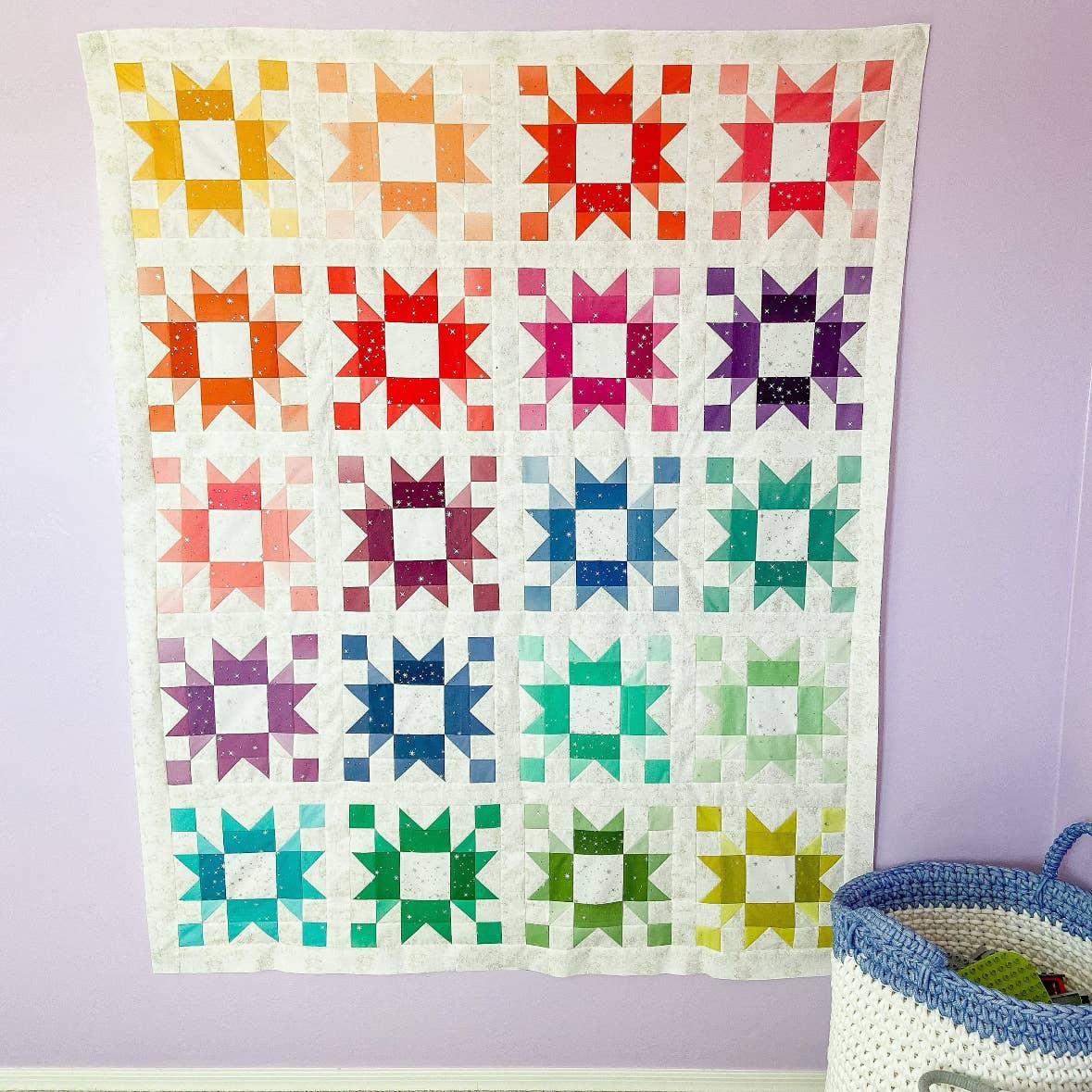 Bee Balm Quilt Pattern Printed