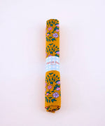 Shalin saffron cotton poplin fabric piece: Shalin safran