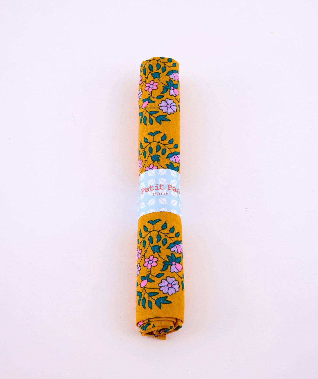 Shalin saffron cotton poplin fabric piece: Shalin safran