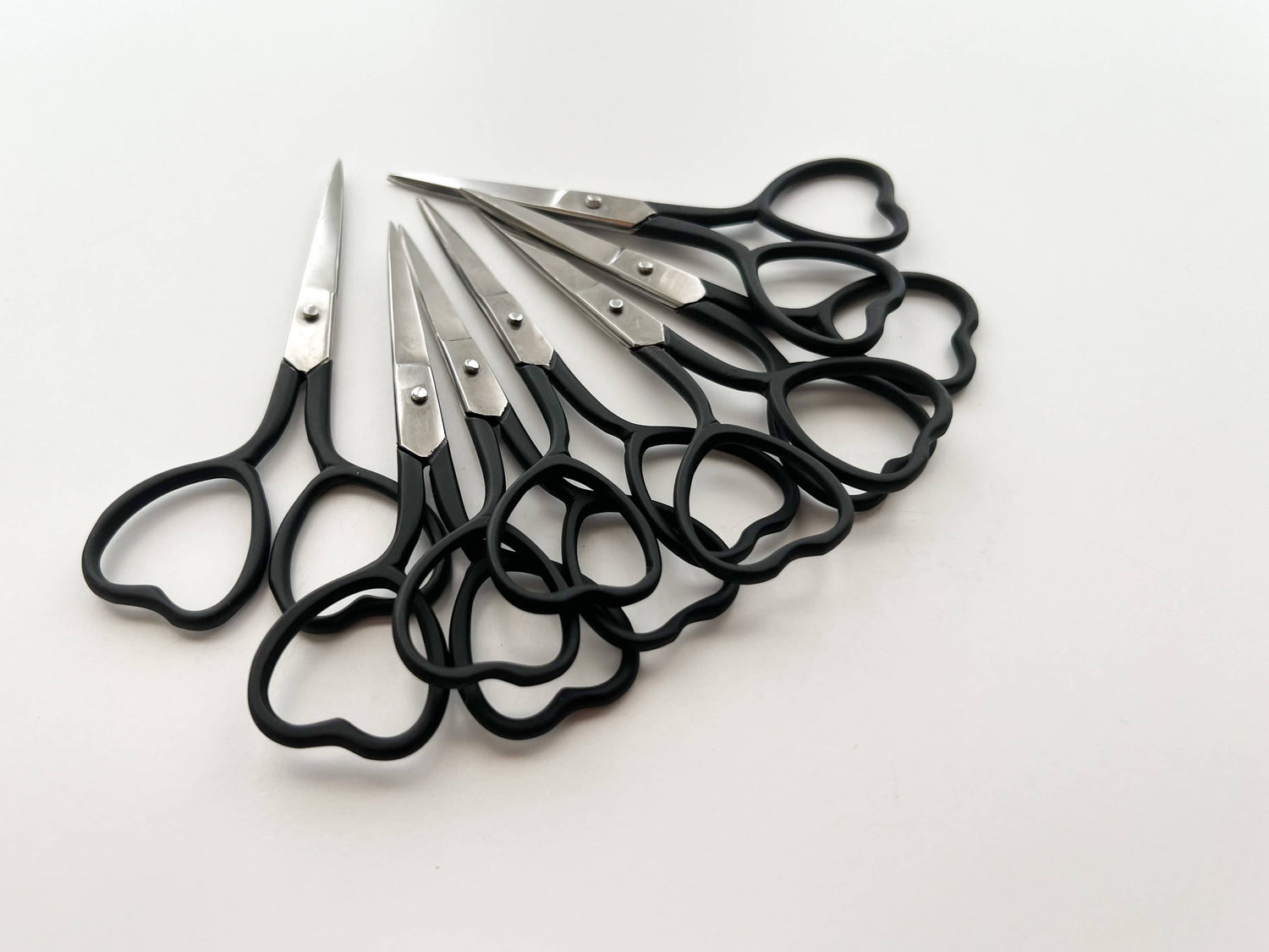 Heart Embroidery Scissors // Matte Black