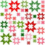 Star Splatter Quilt Pattern Printed