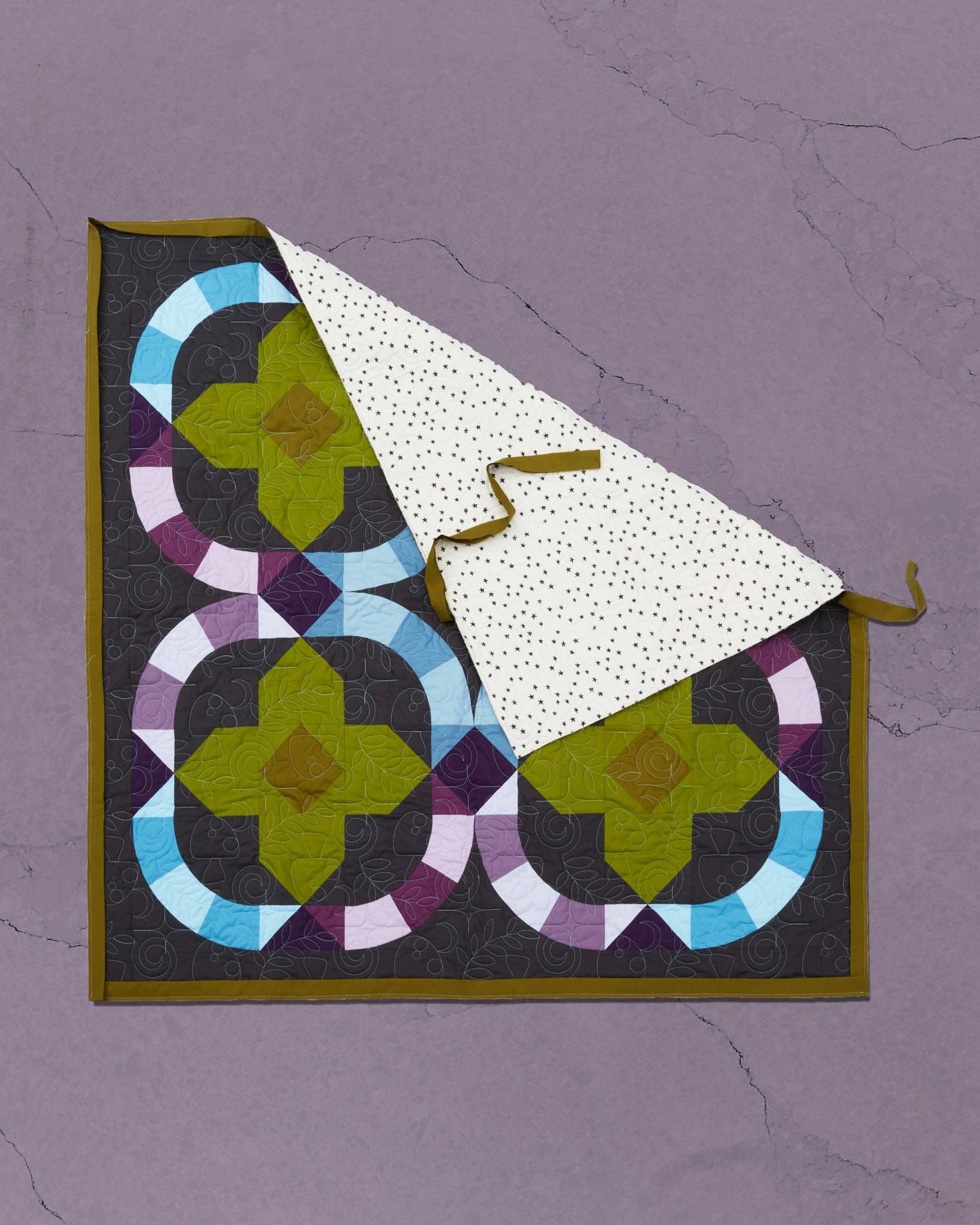 Moonbeam Quilt Pattern: Printed