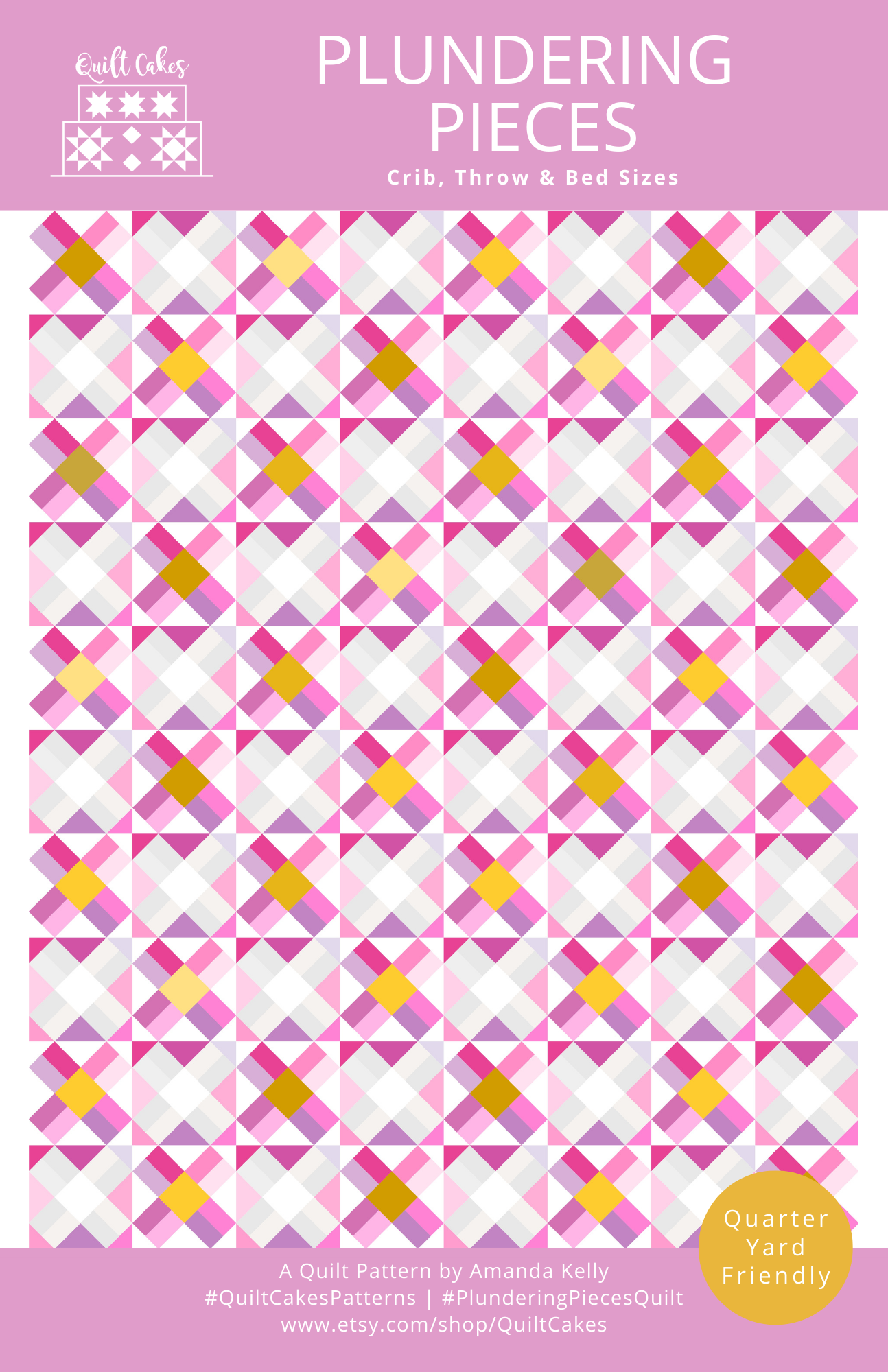 Plundering Pieces Quilt Pattern Printed