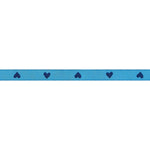 Hearts and Sparks - Hearts in Bright Blue - 3/8" width - by Melody Miller - BTY