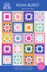 Nova Burst Quilt Pattern Printed