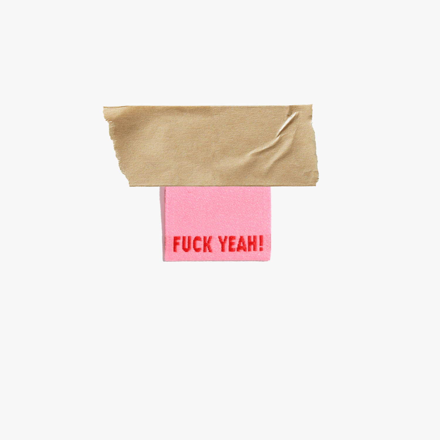 Fuck Yeah! Woven Labels | Pack of 6 labels