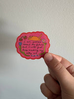 "Silly Art" Sticker