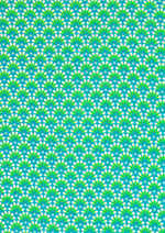 Cotton fabric coupon - Zazen mint