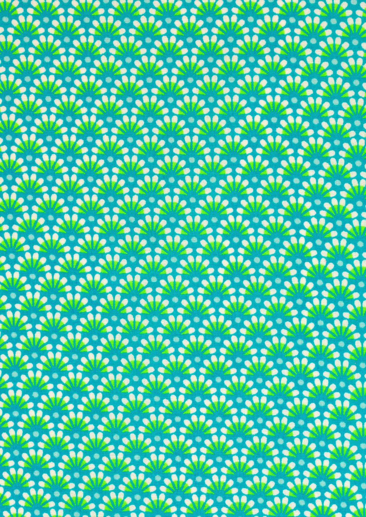 Cotton fabric coupon - Zazen mint