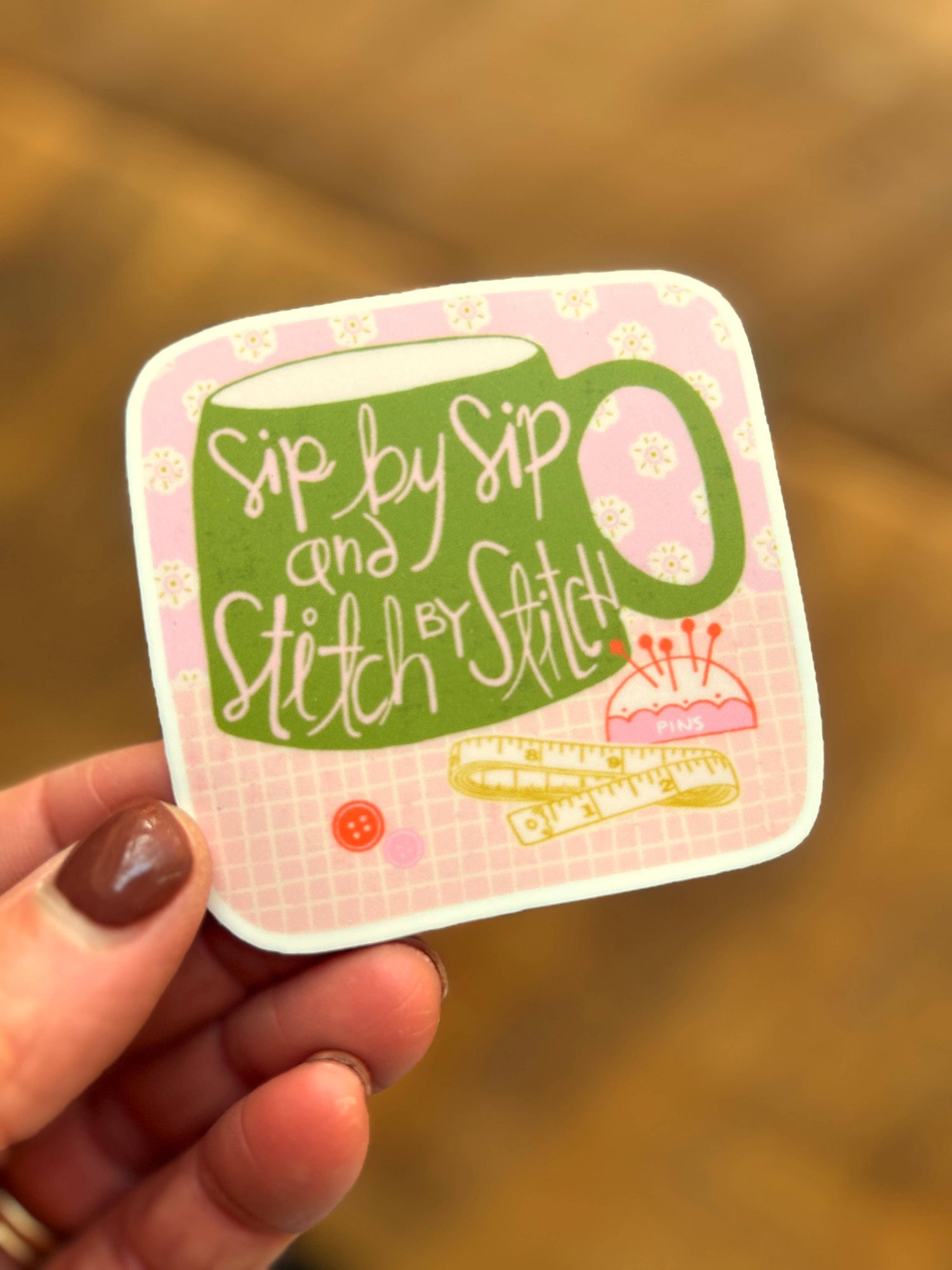 Stitch by Stitch - Sticker