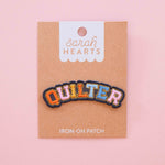 Quilter Iron-On Patch
