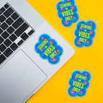 Sewing On Vibes Only Sticker