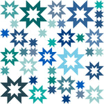Star Splatter Quilt Pattern Printed