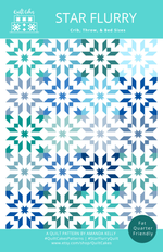 Star Flurry Quilt Pattern Printed