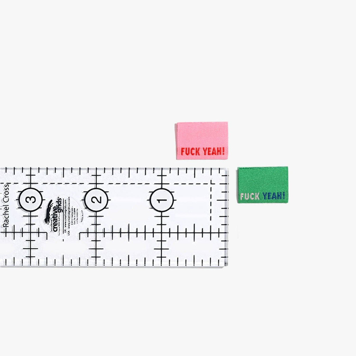 Fuck Yeah! Woven Labels | Pack of 6 labels