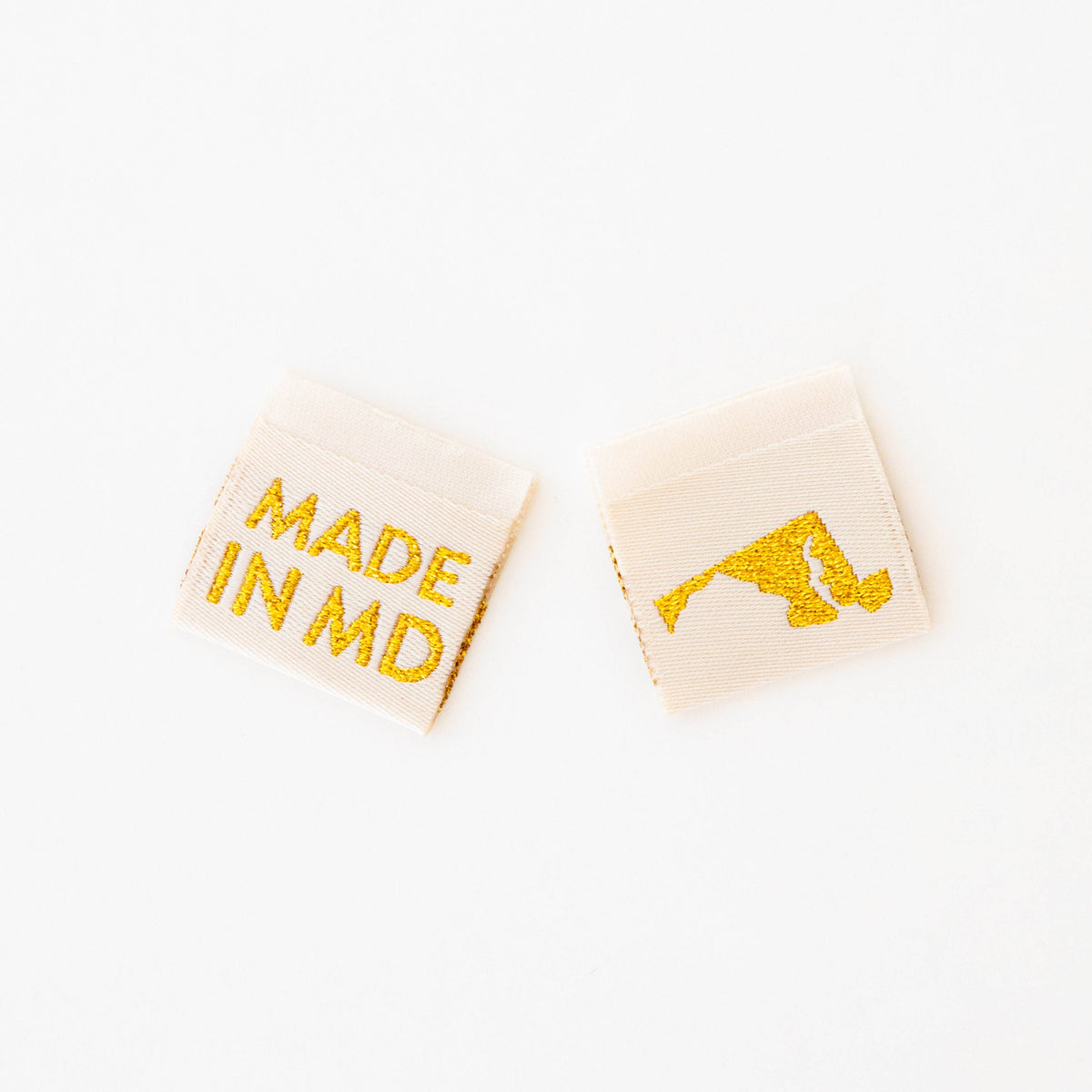 Made in My State Gold Woven Labels: Nevada