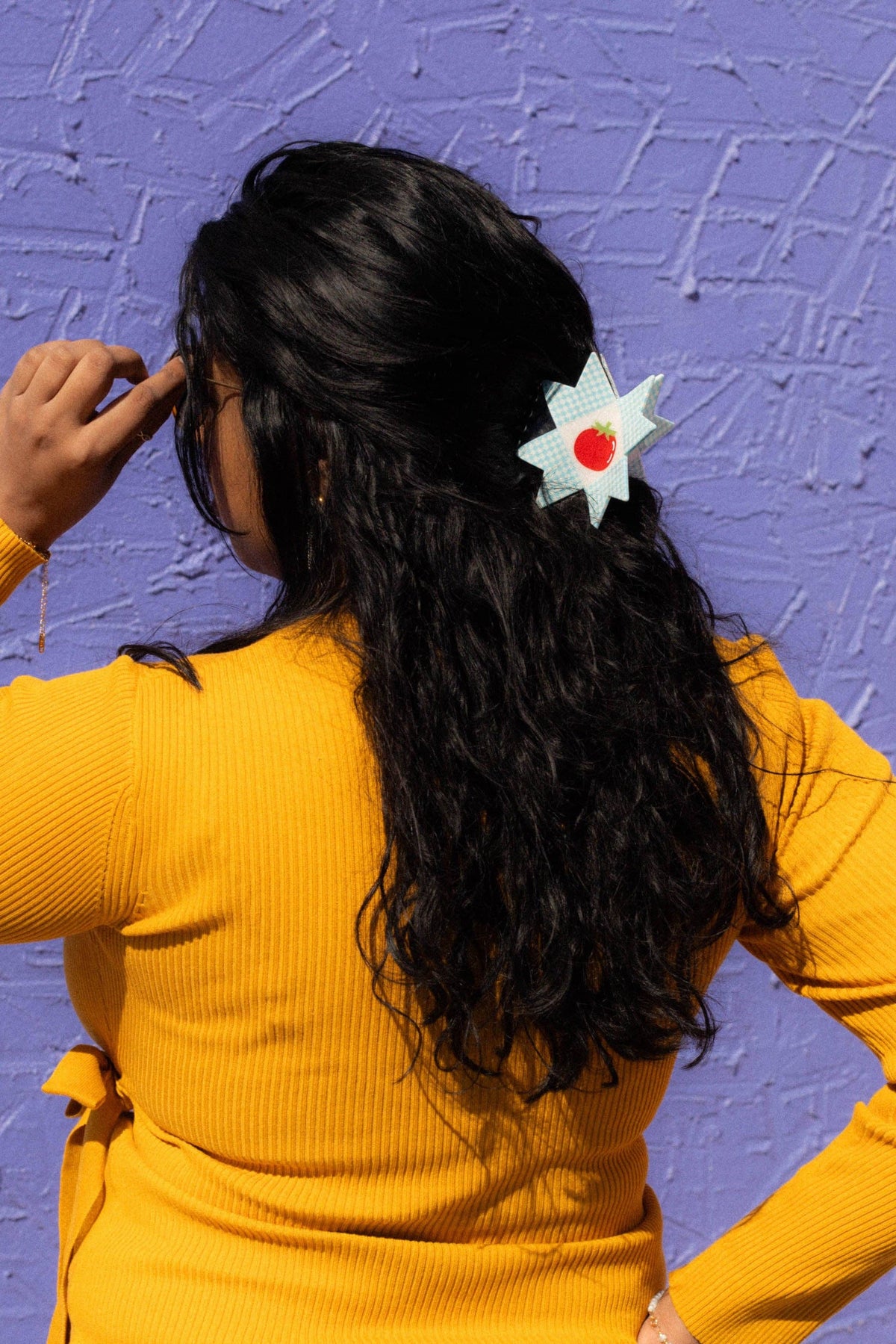 Tomato Quilt Hair Claw TPF x Chaos Magic Studio