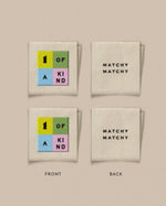 One of a Kind Rainbow Square Garment Labels: Set of 8