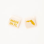 Made in My State Gold Woven Labels: Nevada