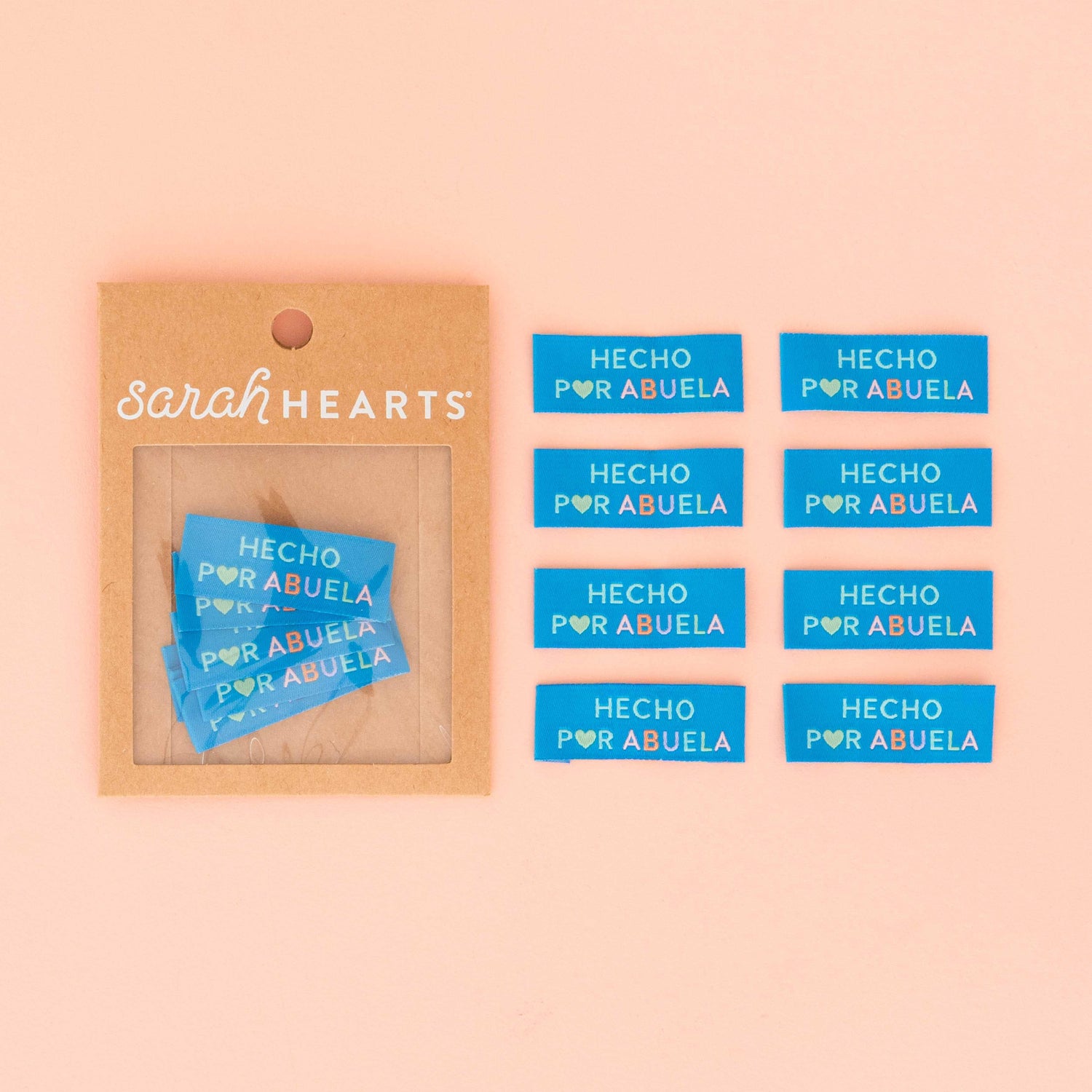 Hecho Por Abuela - Sewing Woven Clothing Label Tags