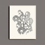 Sup Ladies 8x10 Art Print: 8" x 10"
