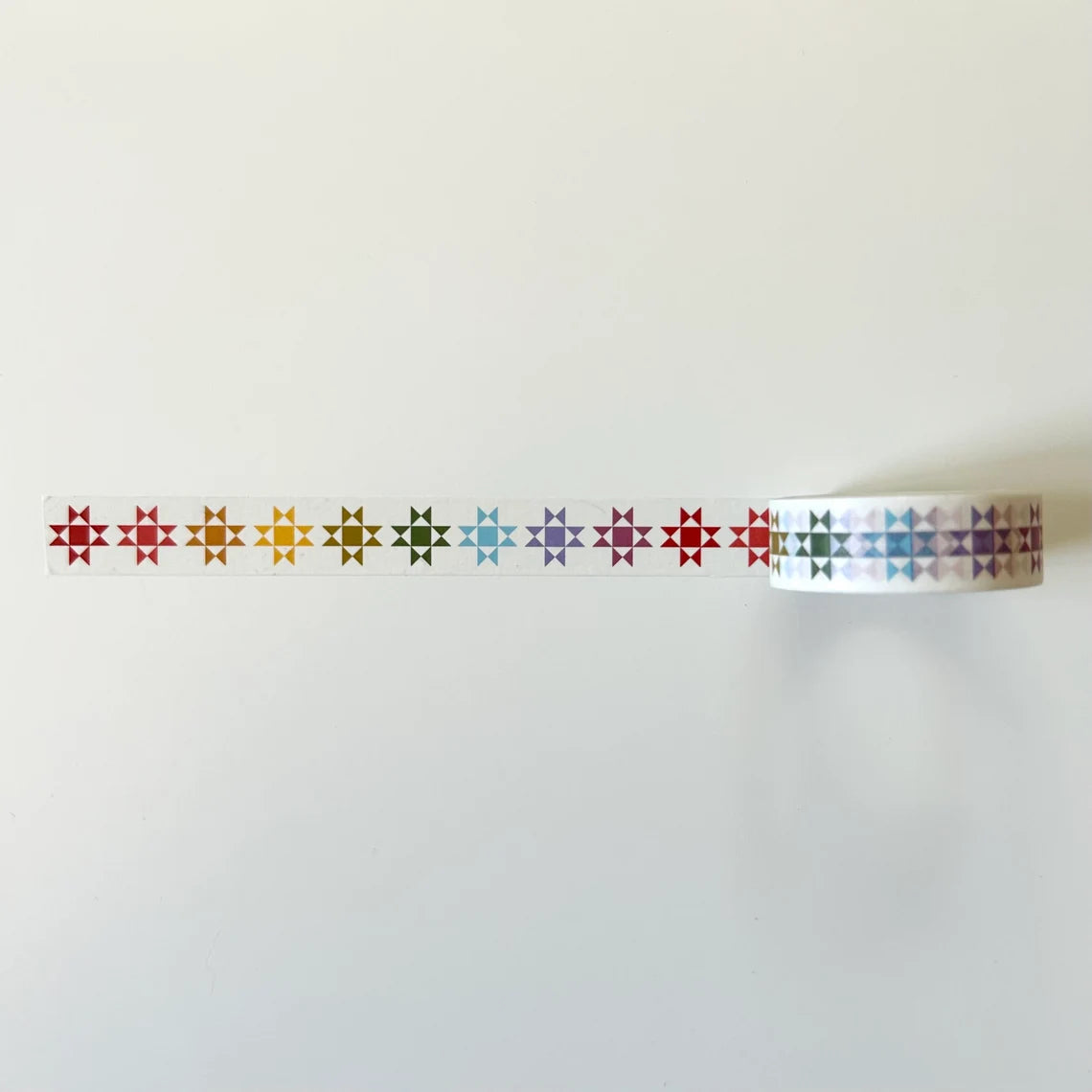 Rainbow Quilt Block 2.0 Washi Tape Ohio Star
