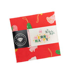 Merry Happy || 42 pc Mini Charm Pack || Cotton Quilting Fabric