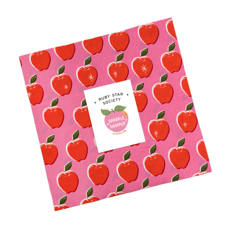PREORDER Sparkle Shopper || 42pc Layer Cake || Cotton Quilting Fabric