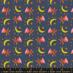 PREORDER Catnap || Moonflower Smoke || Cotton Quilting Fabric
