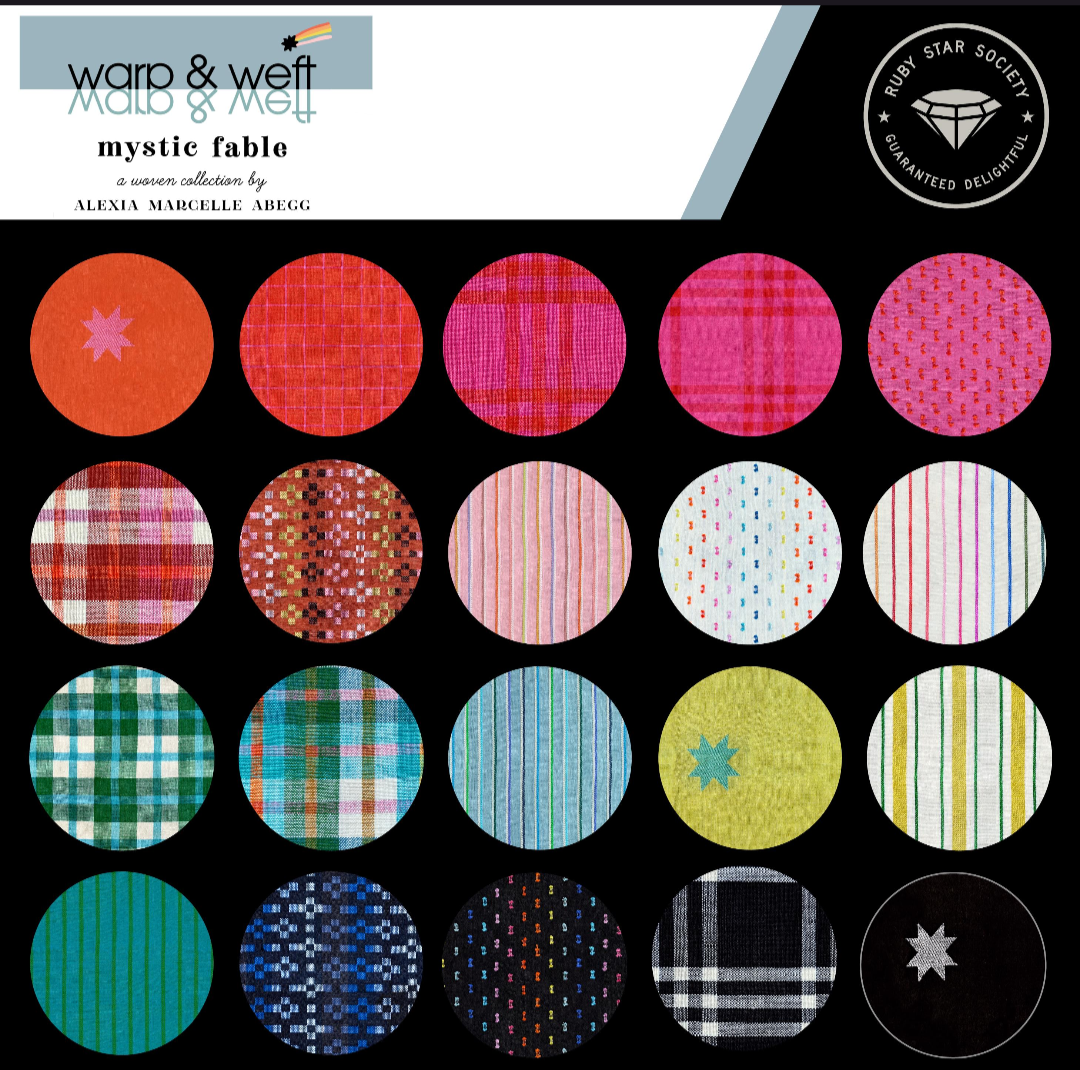 Warp & Weft Mystic Fable || 13pc Factory Fat Quarter Bundle || Cotton Quilting Fabric