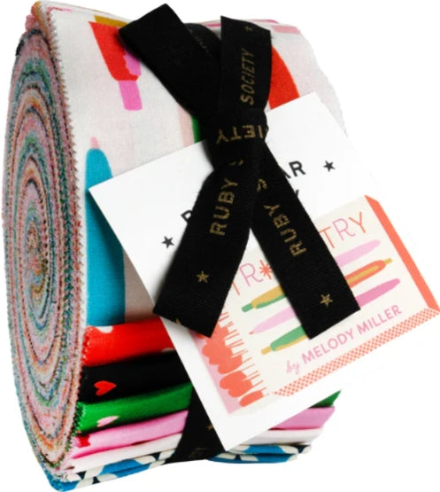 PREORDER Trinketry || 42 pc Jelly Roll || Cotton Quilting Fabric