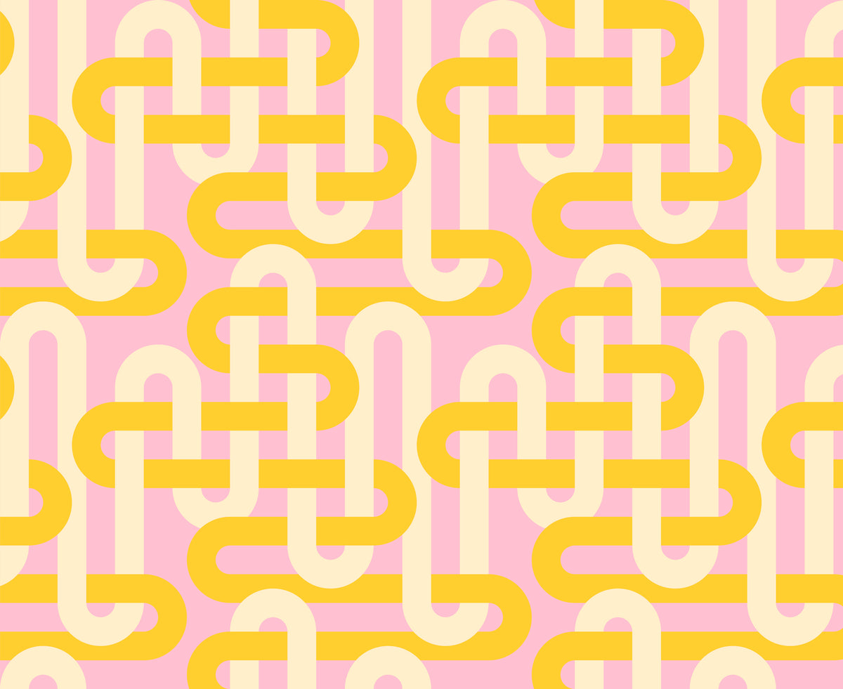 Groove || Woven Geometrics Sorbet || Cotton Quilting Fabric