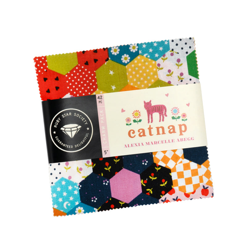 PREORDER Catnap || 42 pc Charm Pack || Cotton Quilting Fabric