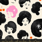 PREORDER Sparkle Mart || Dottie's Friends Black || Cotton Quilting Fabric