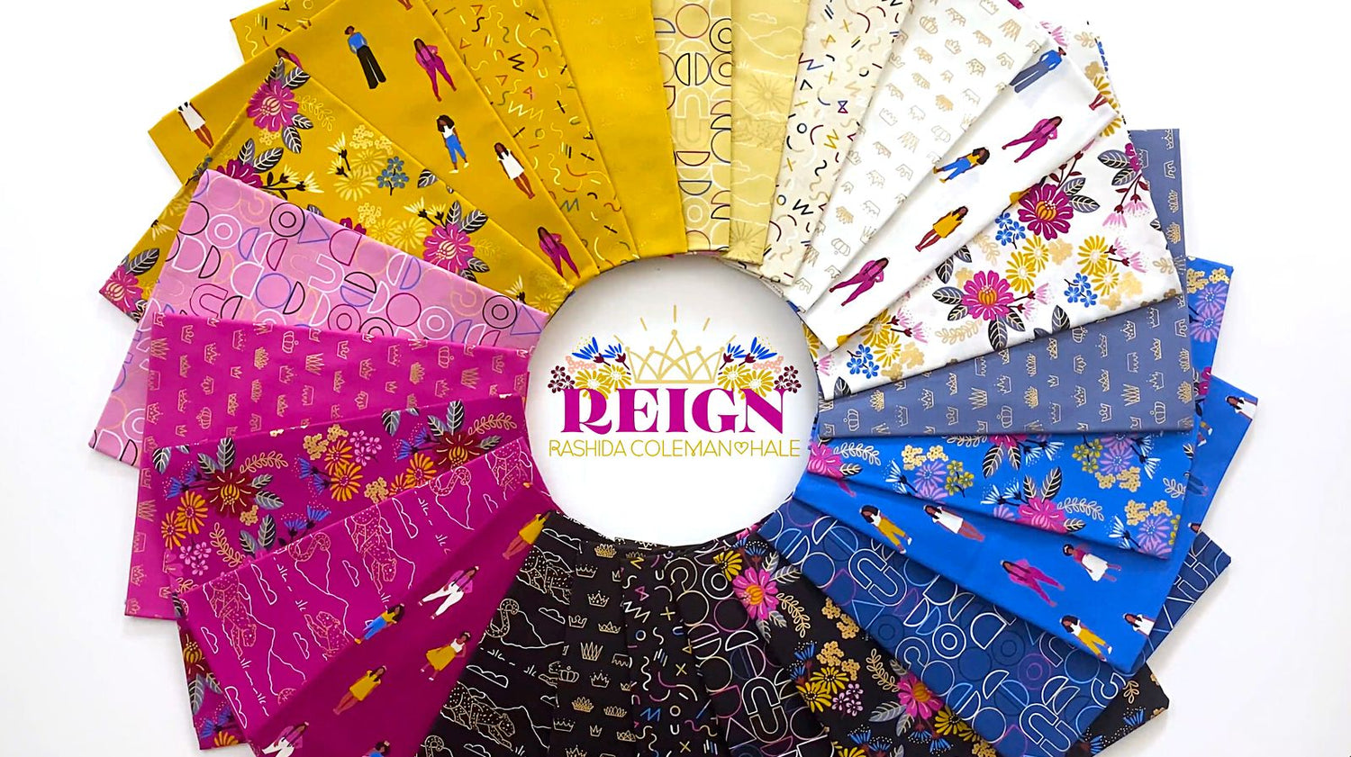 *DESTASH* Reign || 42 pc Jelly Roll || Cotton Quilting Fabric