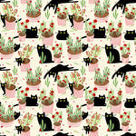Sweet Purrenials || Amewsing || Cotton Quilting Fabric