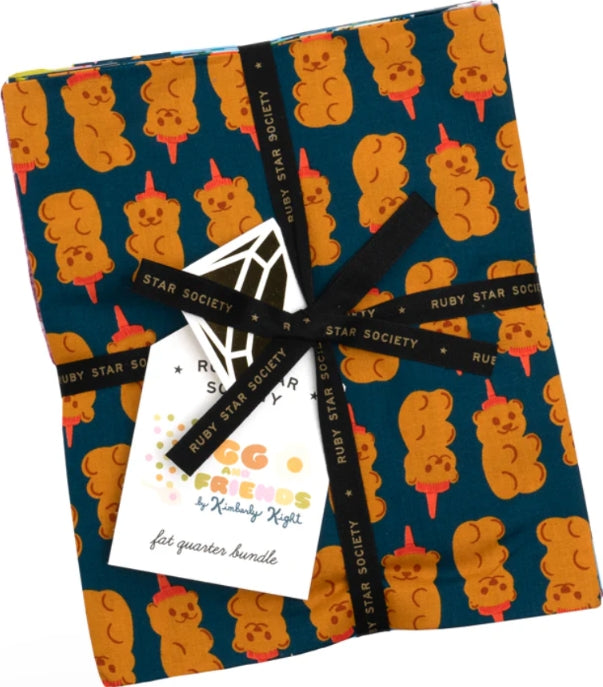 Egg and Friends || 26pc Fat Quarter Bundle || Cotton Quilting Fabric