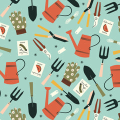 Homestead Haven || Sowing Season || Organic Cotton Quilting Fabric