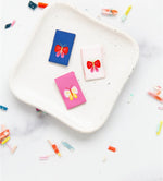 Butterflies || Woven Labels || 6 Pack || Knot & Thread