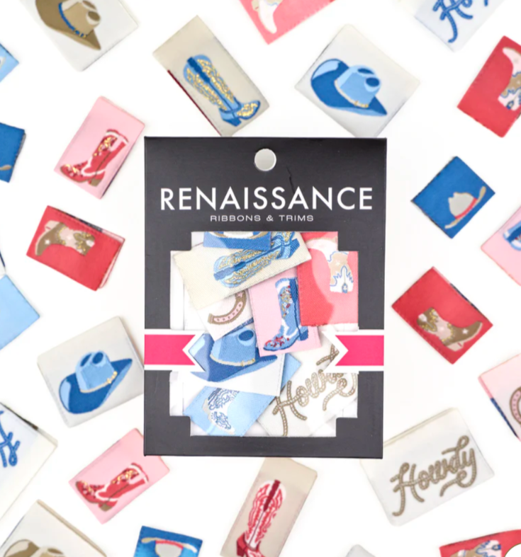 Boot Scootin' - Woven Label Pack - 8 PACK