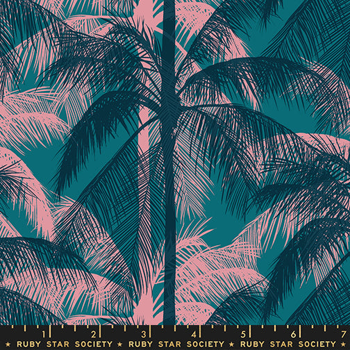 PREORDER Poolside Too || Poolside Palms Tropic || Cotton Quilting Fabric