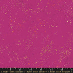 Speckled Metallic || Berry || Cotton Quilting Fabric RS5027 62M