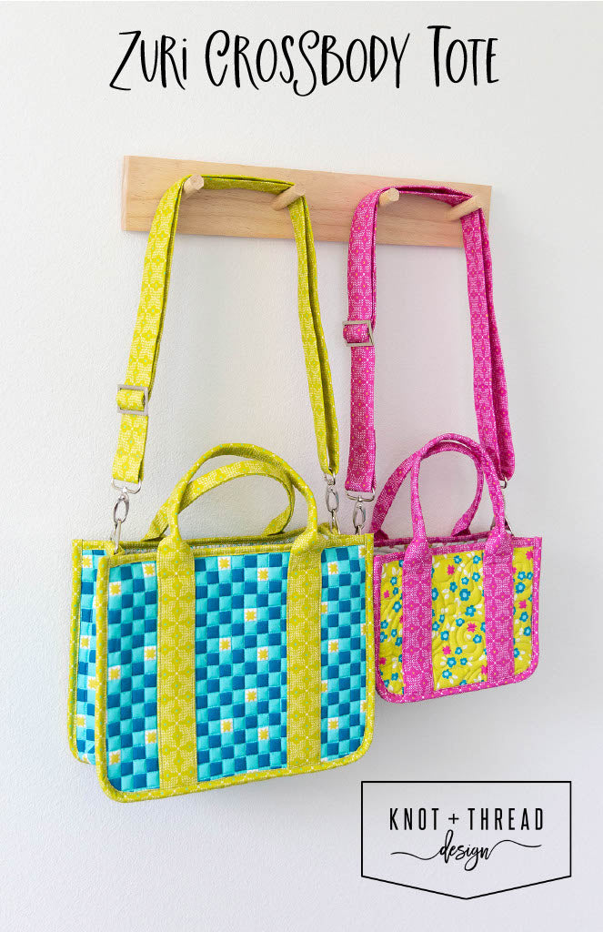 Zuri Crossbody Tote - Printed Pattern